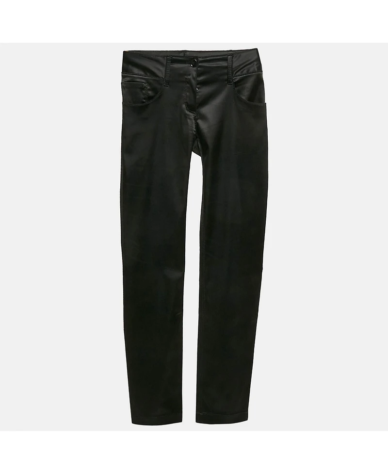 Pre-Owned Dolce & Gabbana Women's Satin Skinny Formal Trousers