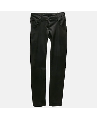 Pre-Owned Dolce & Gabbana Women's Satin Skinny Formal Trousers