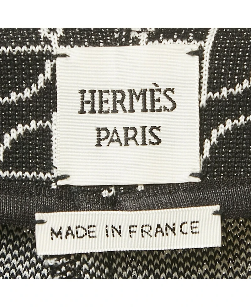 Pre-Owned Hermes Women's Logo Jacquard Knit Trousers