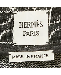 Pre-Owned Hermes Women's Logo Jacquard Knit Trousers