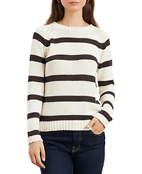 Paneros Clothing Women's Striped Sloane Crewneck Sweater