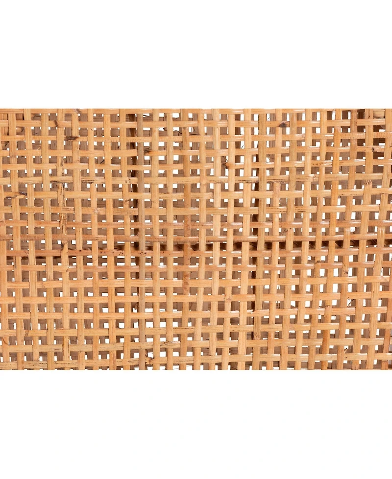 Furniture Caspia 2-Pc. Rattan Mid-Century Dining Chair Set