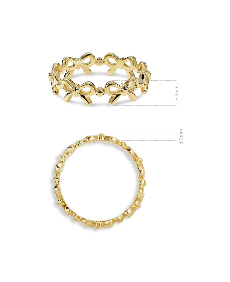 Devata Bow Ring 14K Gold