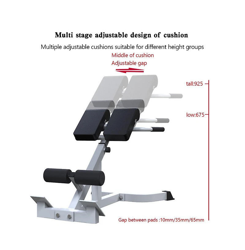 Artudatech Hyperextension Bench, 4-in-1 Roman Chair for Back & Core Training, 7-Level Adjustable, Home Gym Strength Trainer