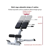 Artudatech Hyperextension Bench, 4-in-1 Roman Chair for Back & Core Training, 7-Level Adjustable, Home Gym Strength Trainer