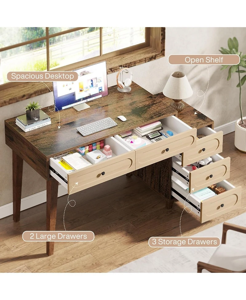 Tribesigns Computer Desk with Drawers