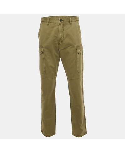 Pre-Owned Zadig & Voltaire Men's Green Cotton Pargo Cargo Pants