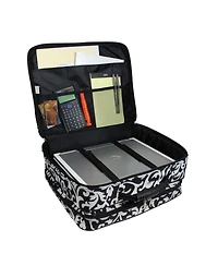 World Traveler 17-inch Rolling Laptop Case with Wheels and Handle