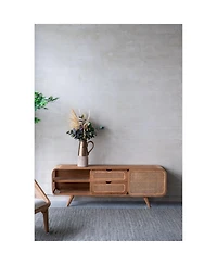 Streamdale Furniture Streamdale 59x15x20" Teak Cabinet