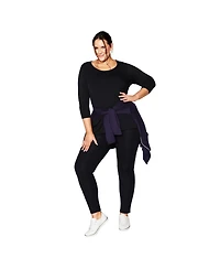 Avenue Women's Tall Pull On Ponte Pant