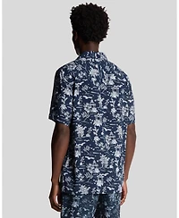 Lyle & Scott Men's Botanical Garden Print Resort Shirt