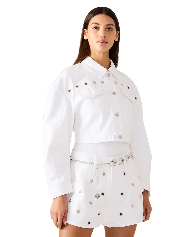 Steve Madden Women's Ring Linked Chain Belt