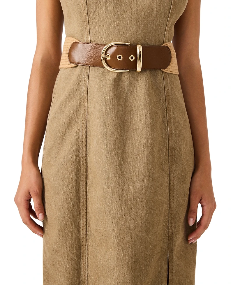 Steve Madden Women's Stretch Tab Belt