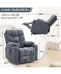 Aecojoy Multi-Function Power Lift Recliner for Elderly