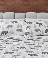 Linery & Co. Ultra-Soft Lodge-Inspired Brushed Microfiber Sheet Set