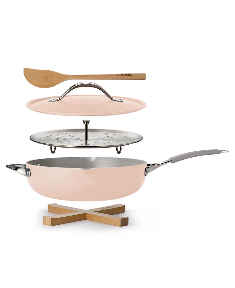 Tramontina All-in-One Forged 5-Pc. Aluminum Ceramic Jumbo Cooker Set