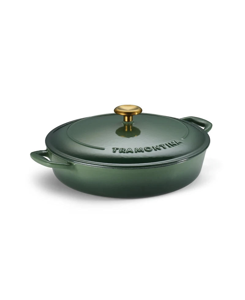 Tramontina Cast Iron 4-Quart Braiser with Lid