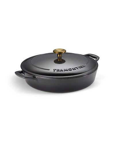 Tramontina Cast Iron 4-Quart Braiser with Lid