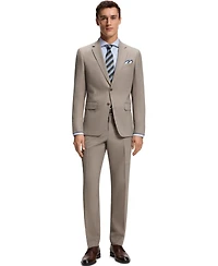 Boss by Hugo Boss Men's 2-Piece Micro-Patterned Stretch Cloth Slim-Fit Suit