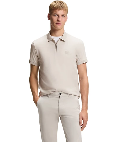 Boss by Hugo Boss Men's Stretch-Cotton Pique Slim-Fit Polo Shirt