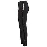 Pre-Owned Roberto Cavalli Women's Black Sequin Jersey Leggings