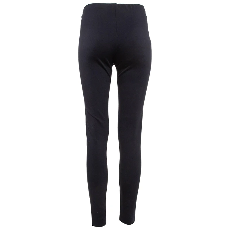 Pre-Owned Roberto Cavalli Women's Navy Blue Stretch Knit Leggings