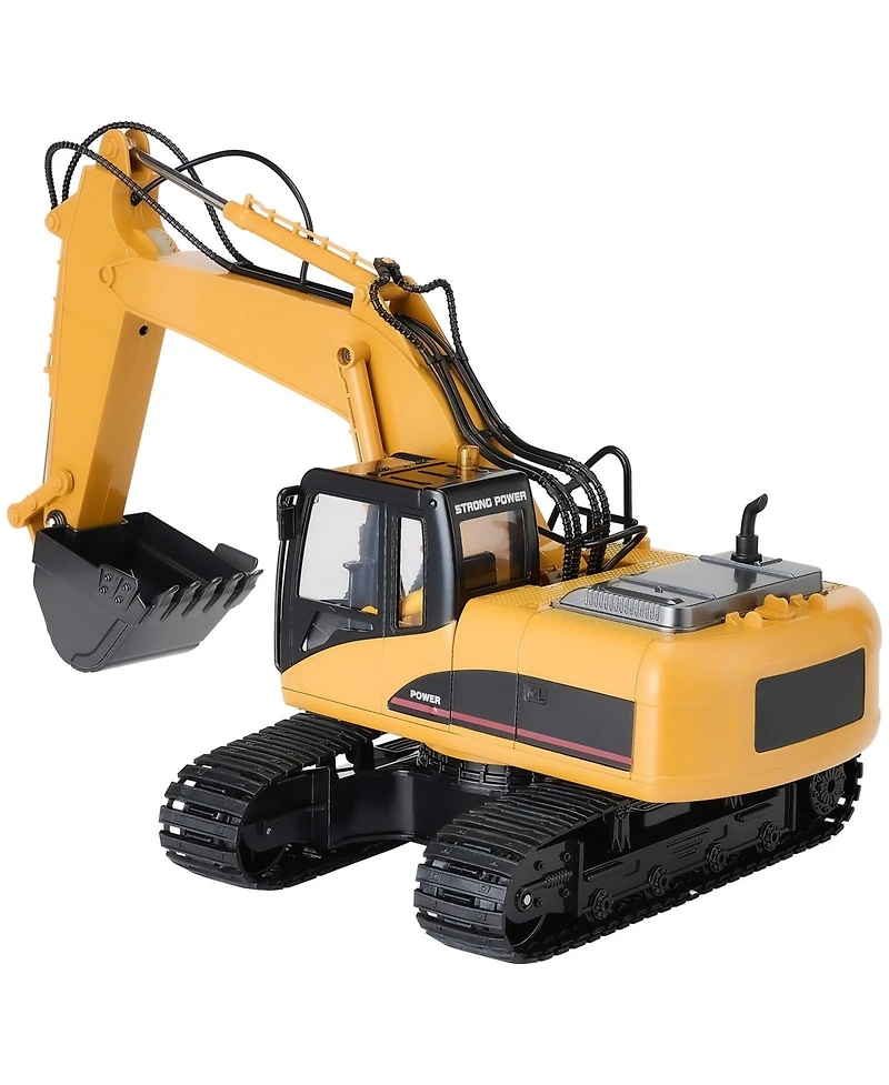 Hongge Rc Excavator 15-Channel 1:14 Scale with Metal Shovel