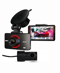 4K Dual Dashcam System with Front & Rear Cameras