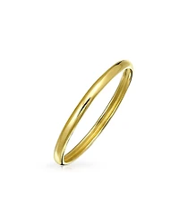 Bling Jewelry Basic Classic Yellow 14K Gold Ring Thin Stackable 1.7MM Band