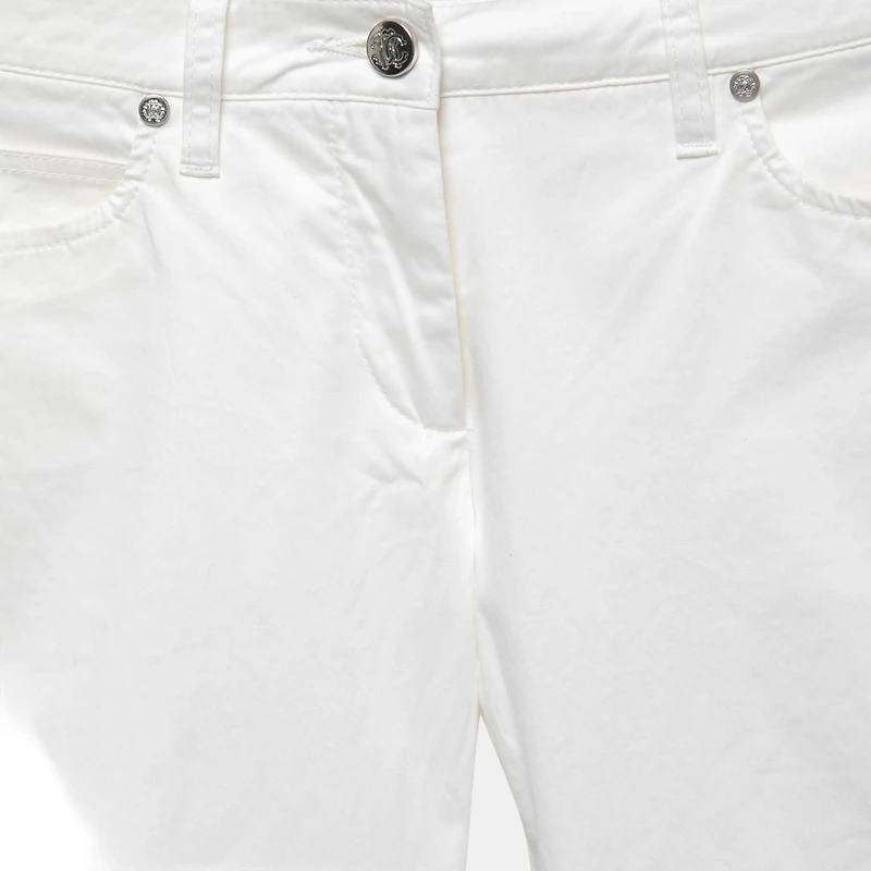 Pre-Owned Roberto Cavalli Women's Cotton Capri Pants
