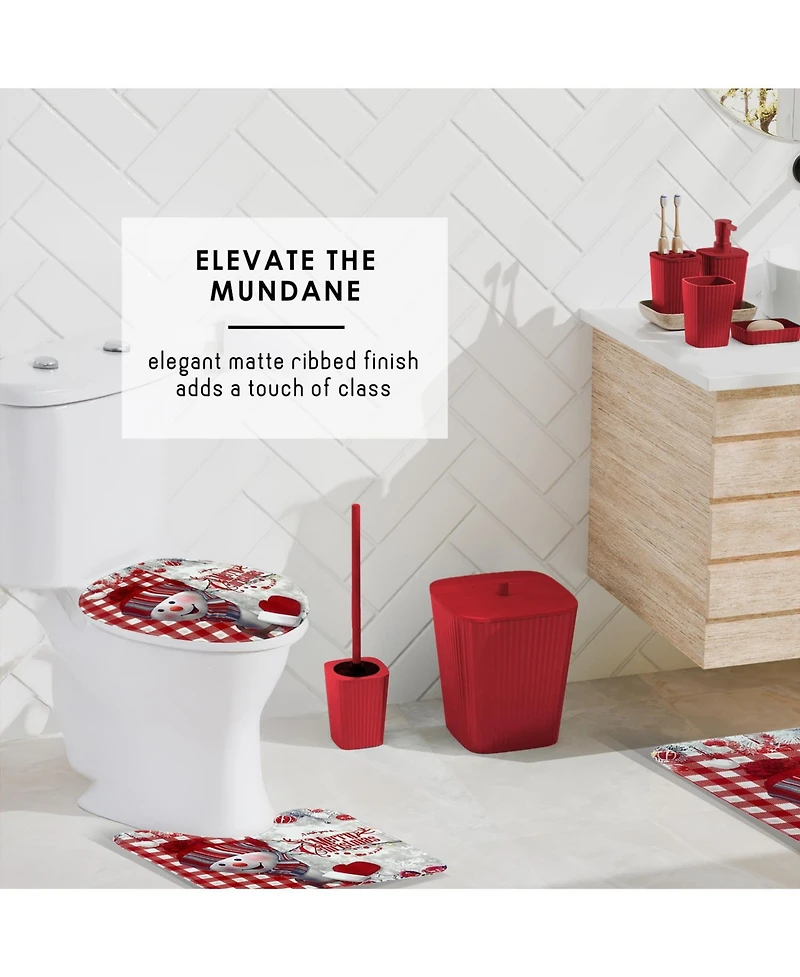 Hearth & Harbor Complete Holiday Bathroom Decor & Accessory Set