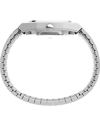 Timex Men's Automatic Silver-Tone Stainless Steel Watch, 34mm