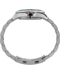 Timex Men's Quartz Analog Silver-Tone Stainless Steel Watch