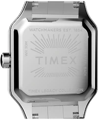 Timex Women's Quartz Analog Silver-Tone Stainless Steel Watch, 23mm
