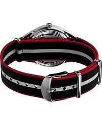 Timex Men's Quartz Analog Black Fabric Watch, 38mm