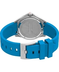 Timex Unisex Quartz Analog Blue Hnbr Rubber Watch, 38mm