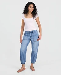 Celebrity Pink Juniors' High Rise Denim Joggers