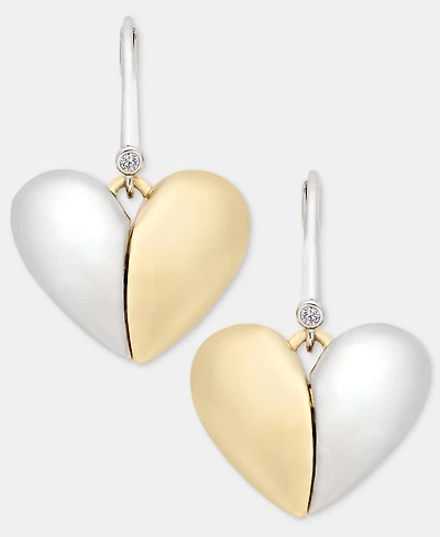 Dkny Dynamic Heart Drop Earrings