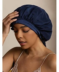 Silksilky Womens Mulberry Silk Bonnet With Long Ribbons