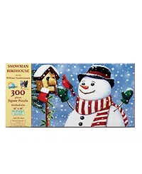 SunsOut Snowman/Birdhouse 300 piece Jigsaw Puzzle for Adults Christmas