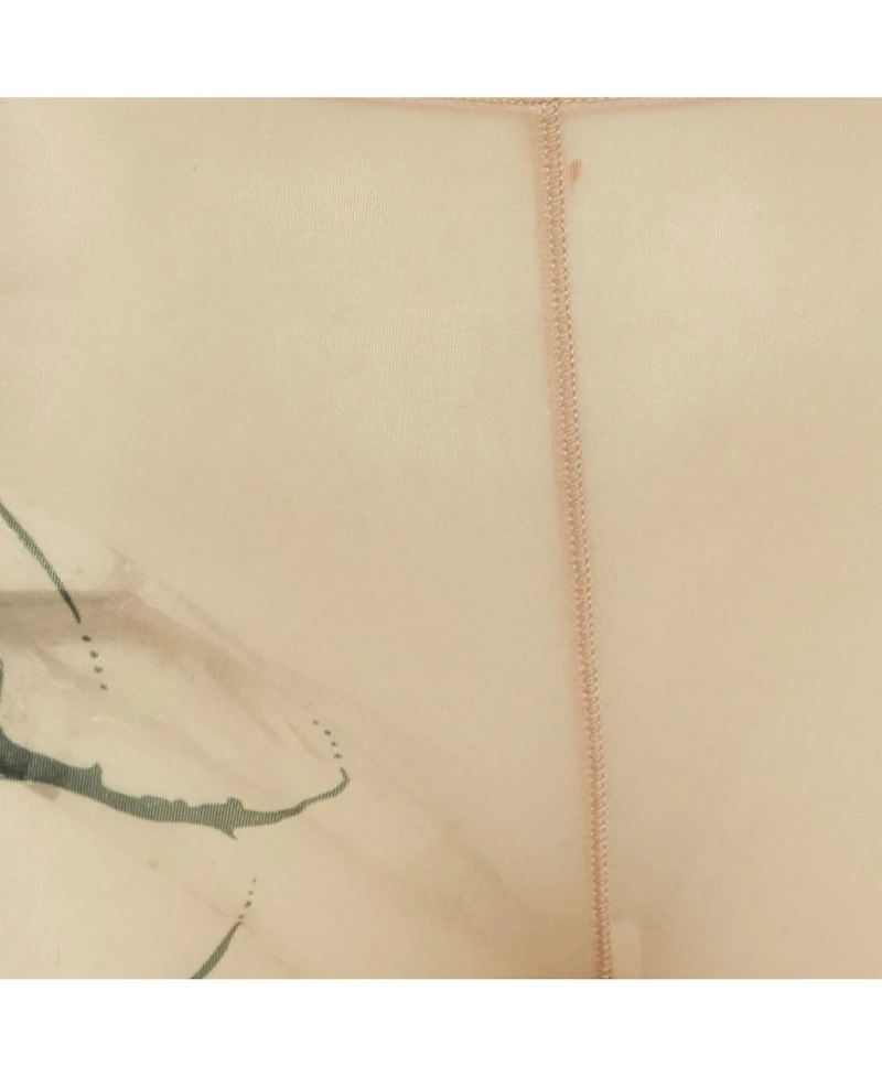 Pre-Owned Jean Paul Gaultier Women's X Knwls Beige Trompe-l'oeil Tattoo Print Jersey Leggings