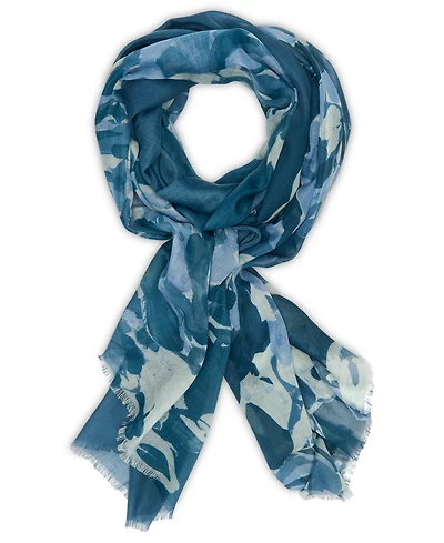 Calvin Klein Washed Floral Oversized Wrap