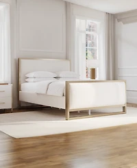 Furniture 52" Emila Upholstered Full Bed