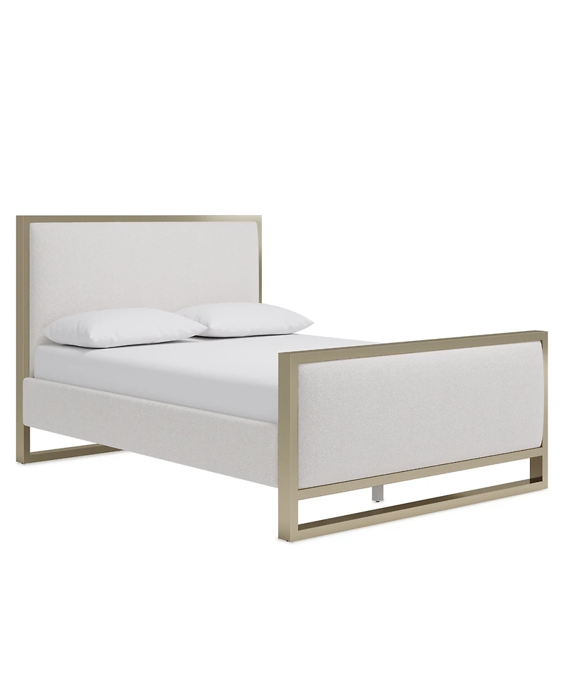 Furniture 52" Emila Upholstered California King Bed