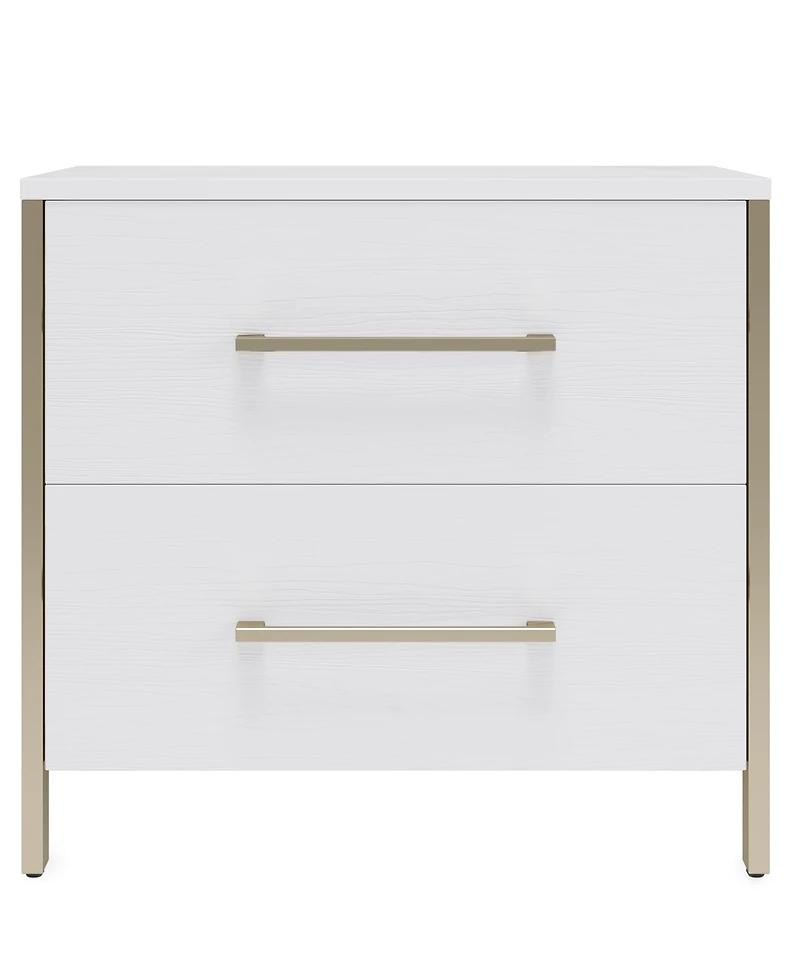 Furniture Emila 3-Pc. Upholstered King Bedroom Set Bed, 2-Drawer Nightstand and Chest