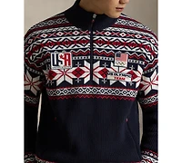 Polo Ralph Lauren Men's Winter Quarter-Zip Sweater