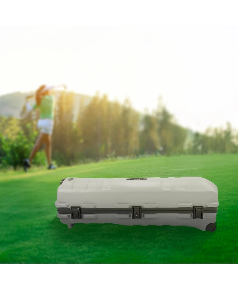 Skb Cases Ata Staff Pro Xl Hard Plastic Storage Wheeled Golf Travel Case