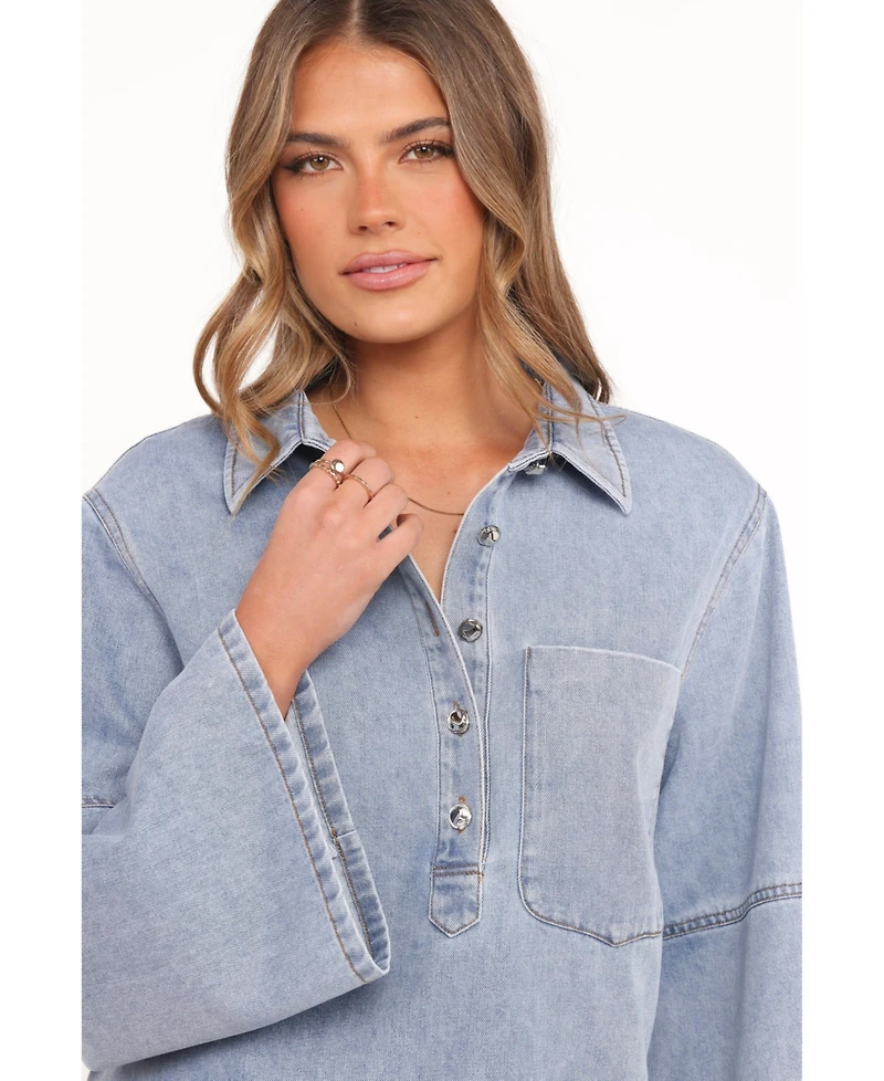 Petal and Pup Women's Celestia Denim Top