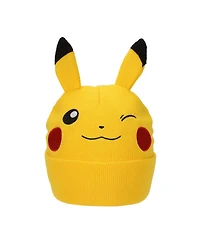 Pokemon Boys Pikachu Youth 2-Piece Knit Beanie & Gloves Set