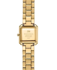 Jbw Arc Crystal Diamond (0.06 ct. t.w.) Swiss Quartz Stainless Steel Watch 23mm